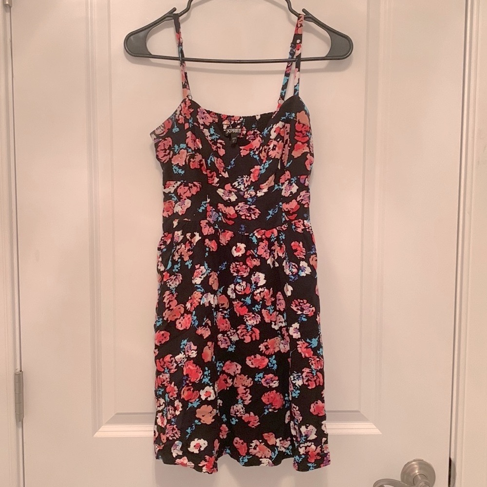 2/$20 - Floral Express Mini Dress
